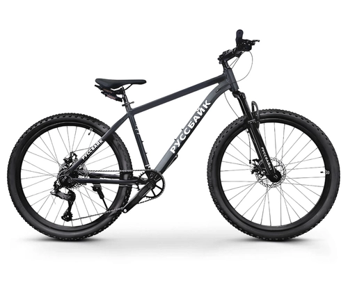 Велосипед горный РУССБАЙК РУС-404 27,5", рама 18", 9 скоростей, дисковой тормоз
