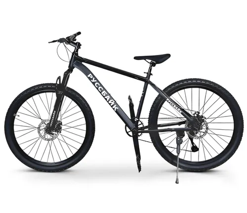 Велосипед горный РУССБАЙК РУС-404 27,5", рама 18", 9 скоростей, дисковой тормоз